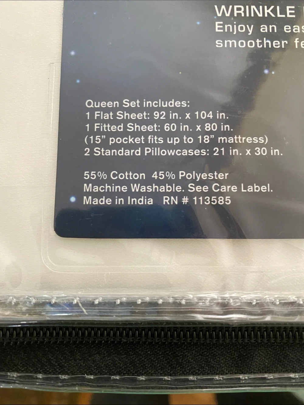 Serene Sleep Queen Sheet Set in White with CoolComfort